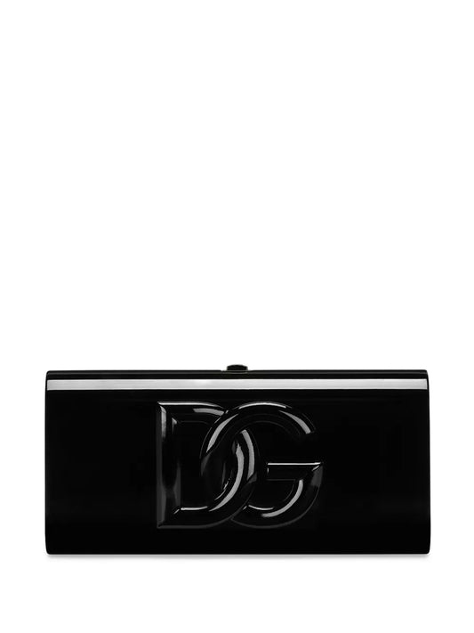 Dolce & Gabbana DG logo appliqué clutch