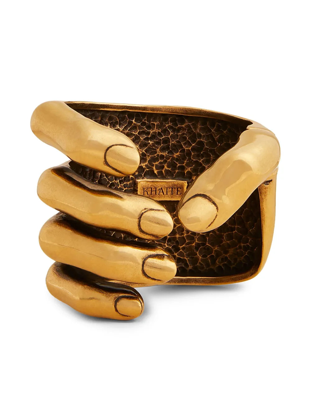 KHAITE sculpted hand cuff