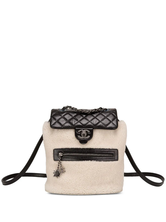 CHANEL Mountain shearling backpack