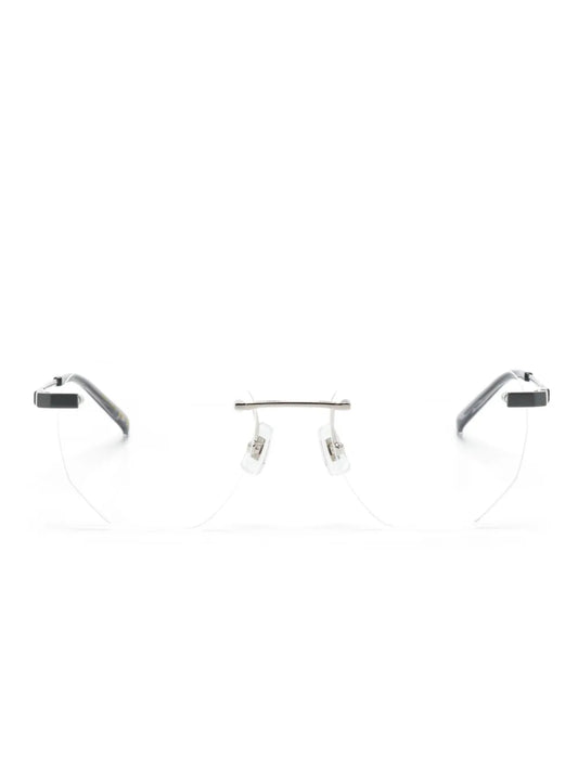 Dunhill geometric frame glasses