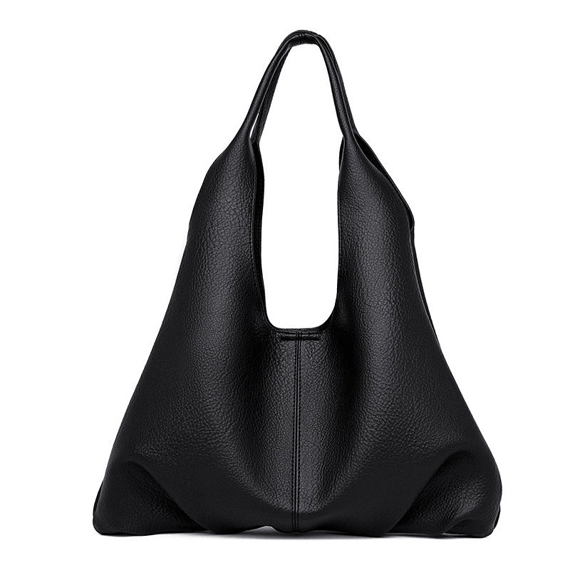 Women’s Large Capacity Underarm Bag – Fashion Solid Color Shoulder Bag