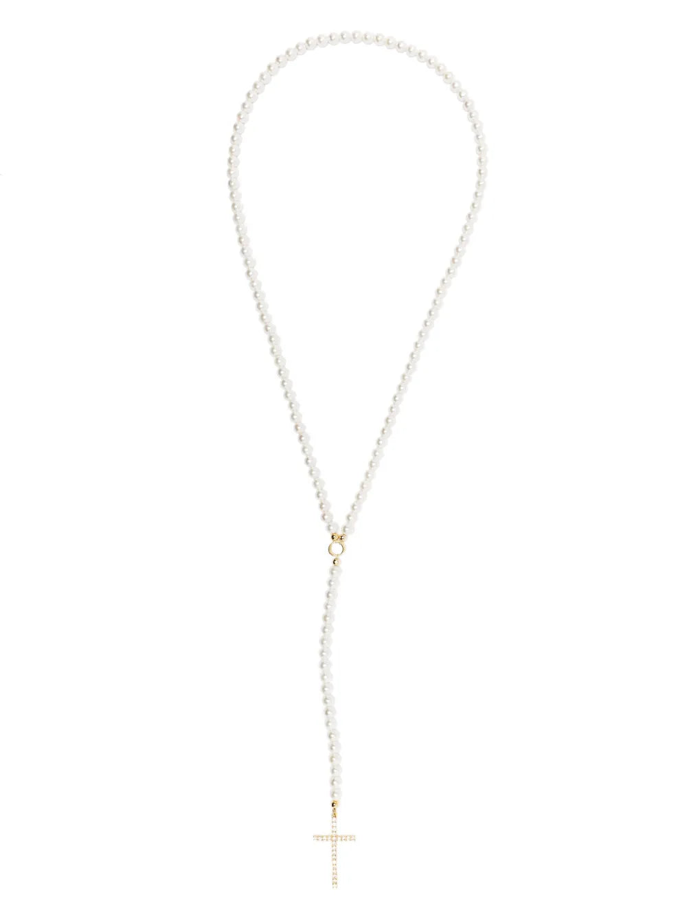 Atu Body Couture x Shir Fine Jewellery cross pendant necklace