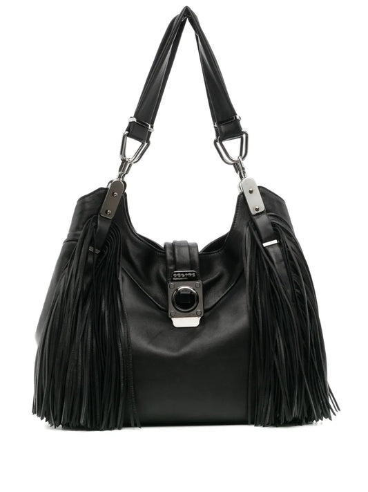 Céline Dimitri fringed tote bag