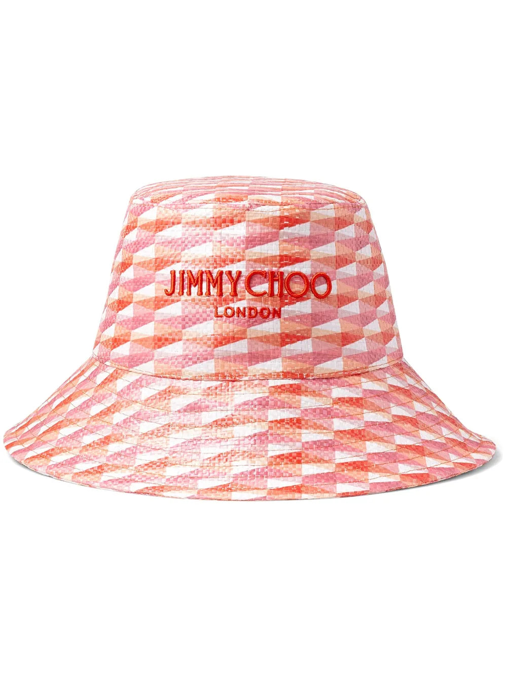 Jimmy Choo Catalie geometric print bucket hat