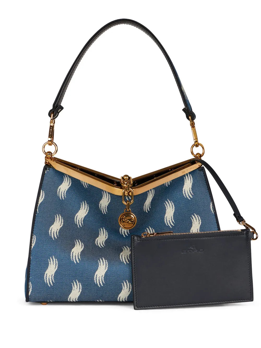 ETRO medium Vela denim shoulder bag