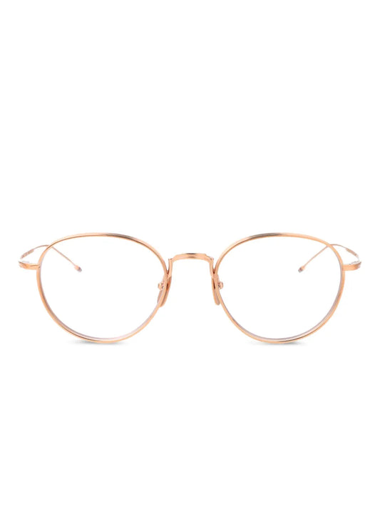 Thom Browne Eyewear round frame titanium glasses