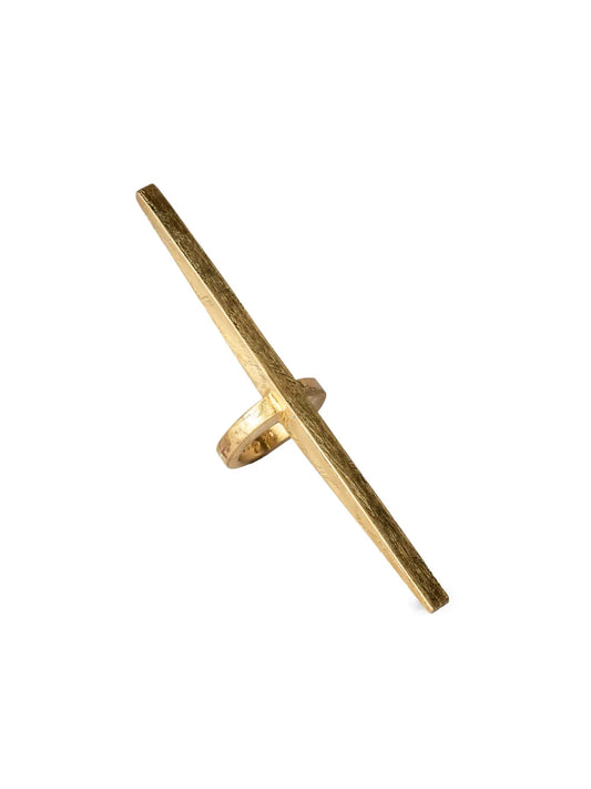 Parts of Four Sistema gold plated ring