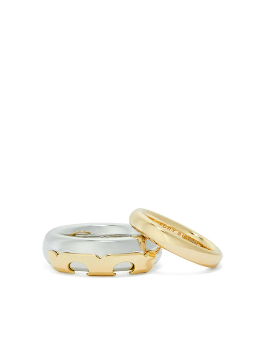 Tory Burch Essential rings (set of two)