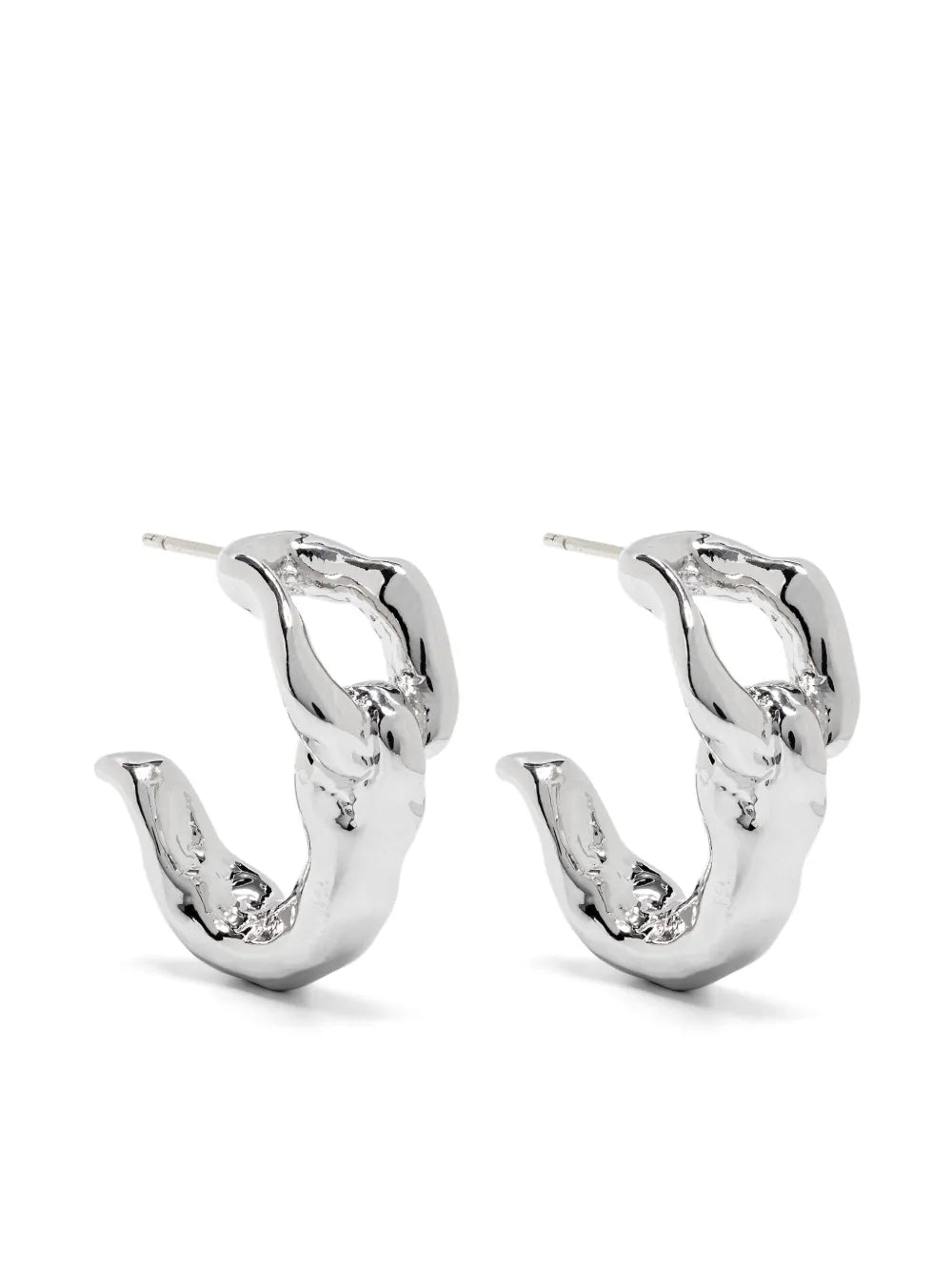 Vann Jewelry C hoop earrings