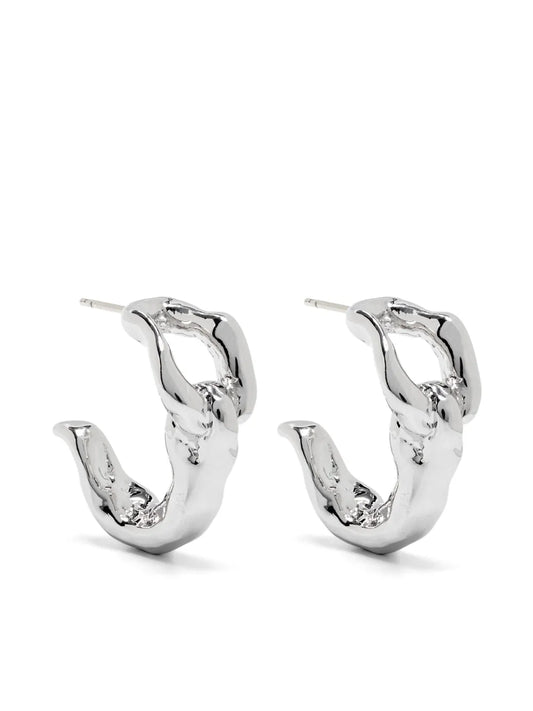 Vann Jewelry C hoop earrings