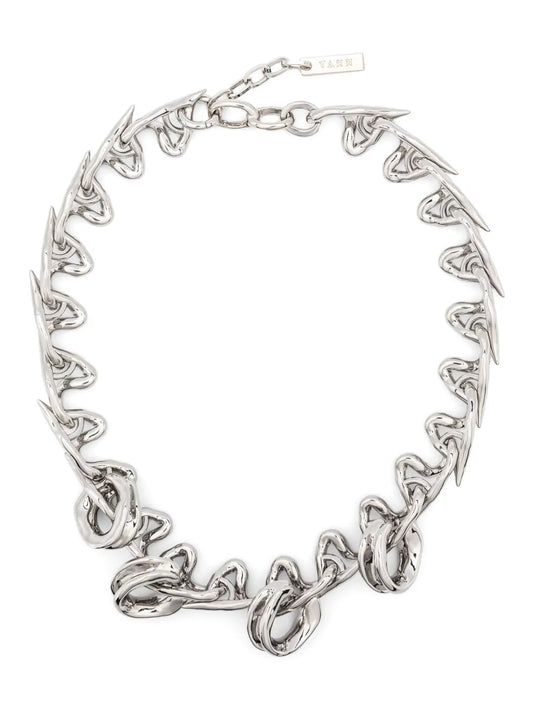 Vann Jewelry U pendant heart necklace