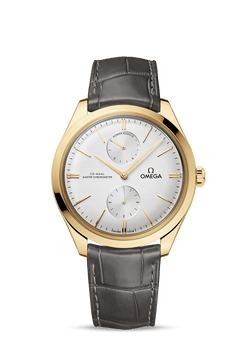 omega de ville tresor co-axial master chronometer 18k yellow gold man's watch