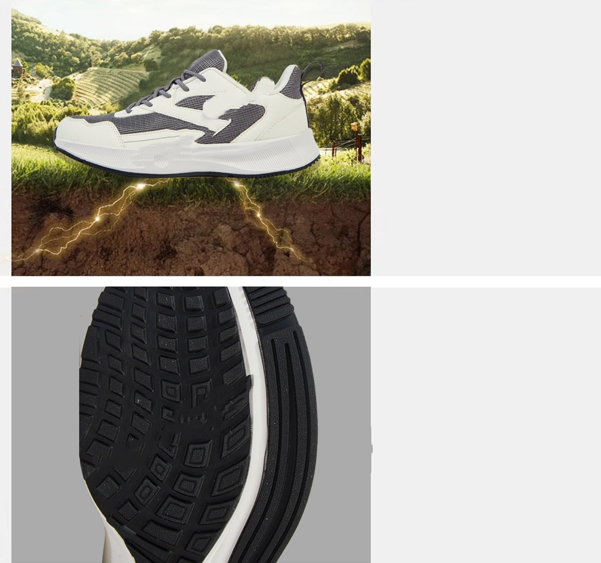 Anti-Static Grounding Shoes – Men’s Health & Leisure Comfort Sneakers