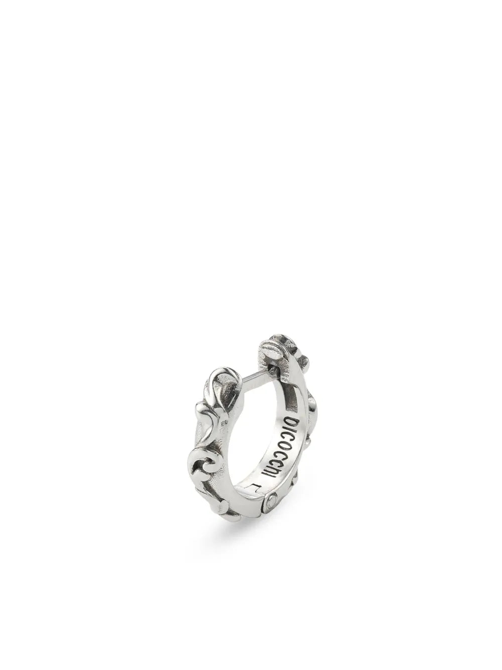 Emanuele Bicocchi Arabesque silver hoop earrings