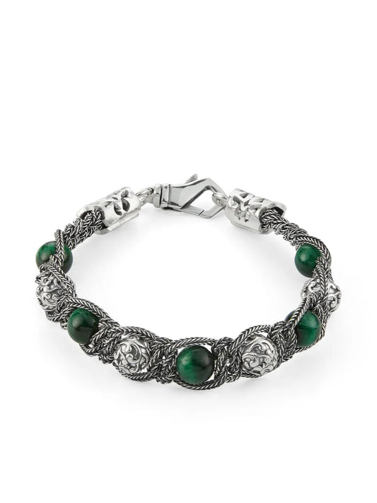 Emanuele Bicocchi Arabesque Shamballa silver bracelet