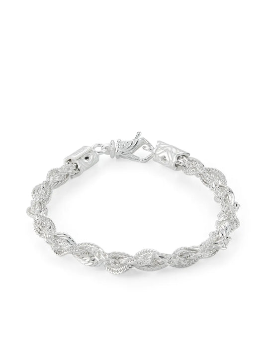 Emanuele Bicocchi rope chain silver bracelet
