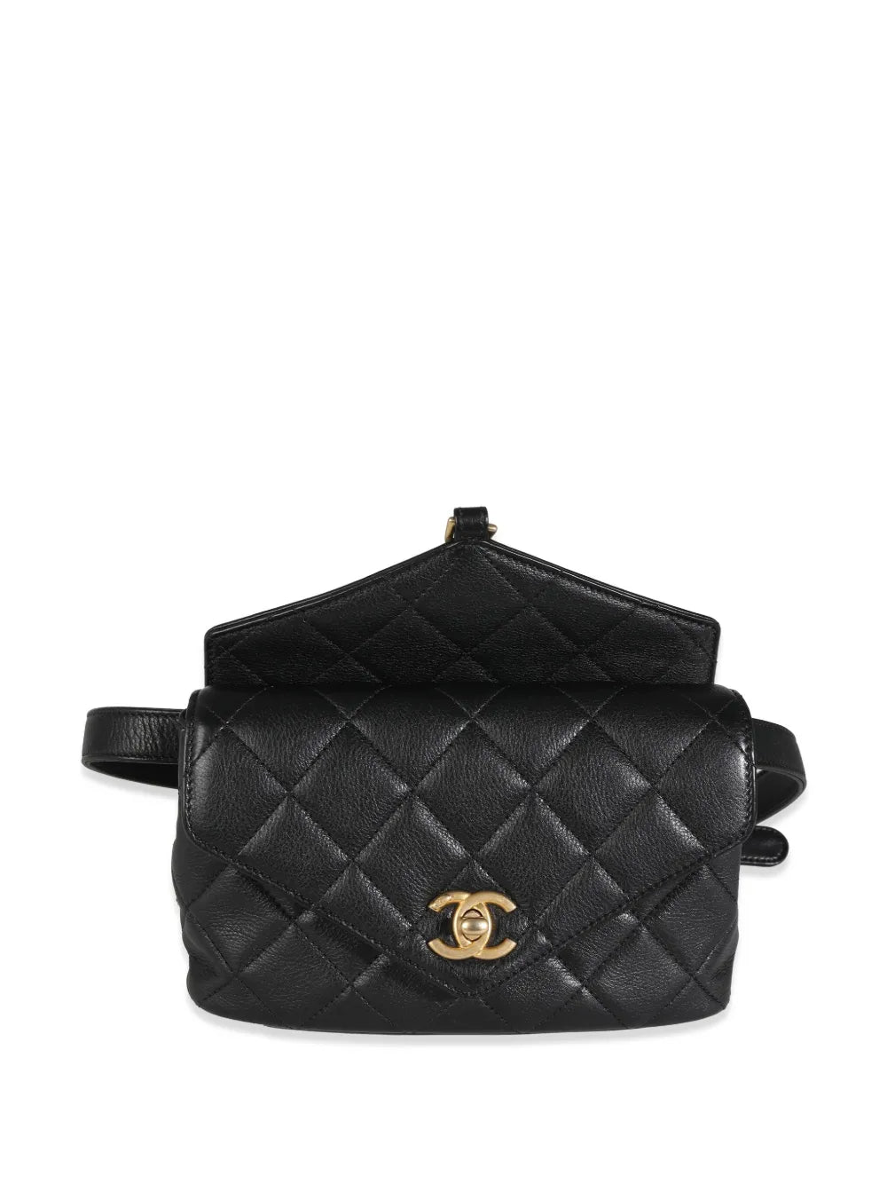 CHANEL 2019 diamond quilted two way bag