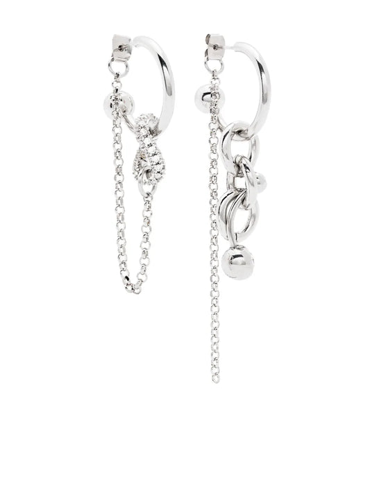 Justine Clenquet Abel crystal embellished earrings