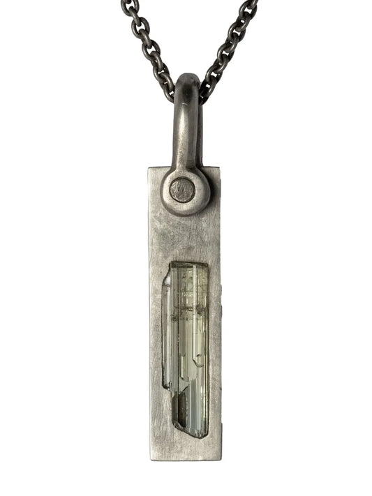 Parts of Four Plate sterling silver necklace