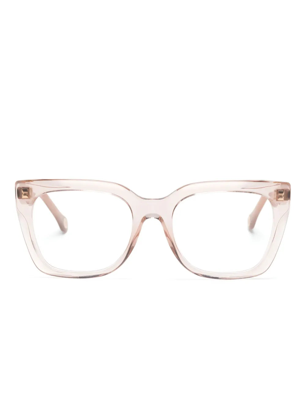 Carolina Herrera translucent oversize frame glasses