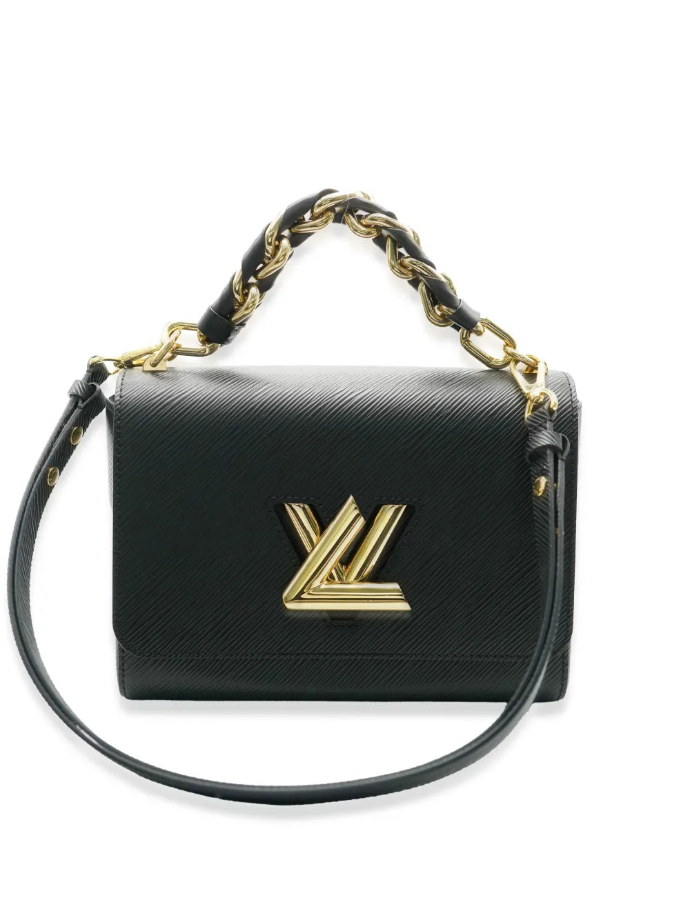 Louis Vuitton 2021 2023 braided handle Twist MM two way shoulder bag