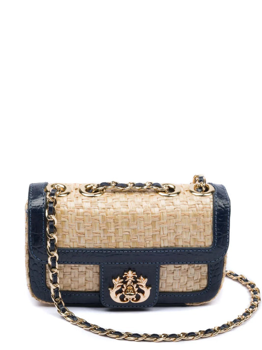 Isla logo plaque shoulder bag