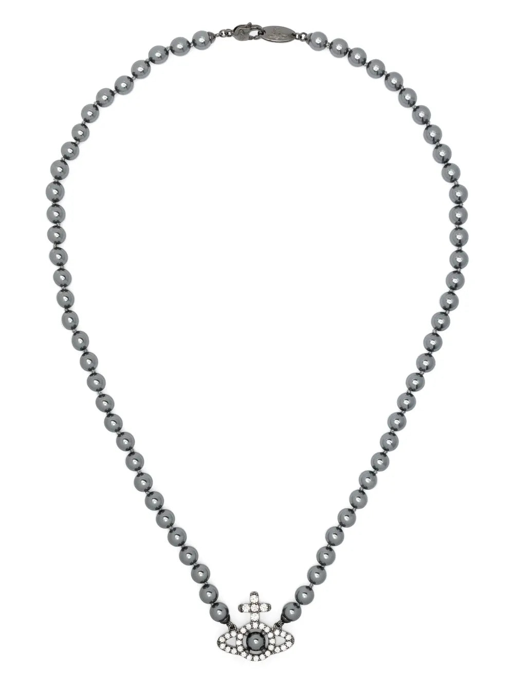 Vivienne Westwood Olympia Orb charm pearl necklace