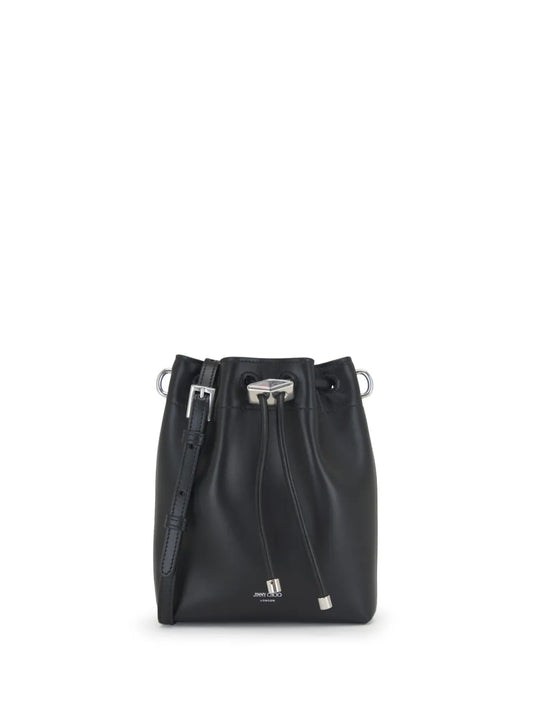 Jimmy Choo mini Cinch leather bucket bag