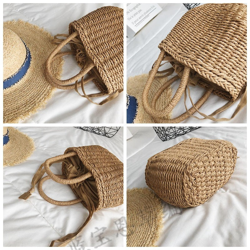 Women’s Hand-Woven Handbag – Trendy Handmade Bag