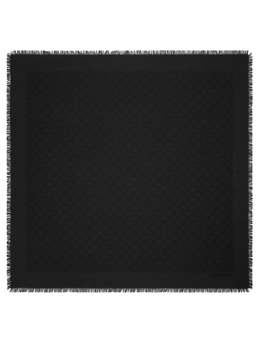 Tory Burch T Monogram jacquard silk scarf