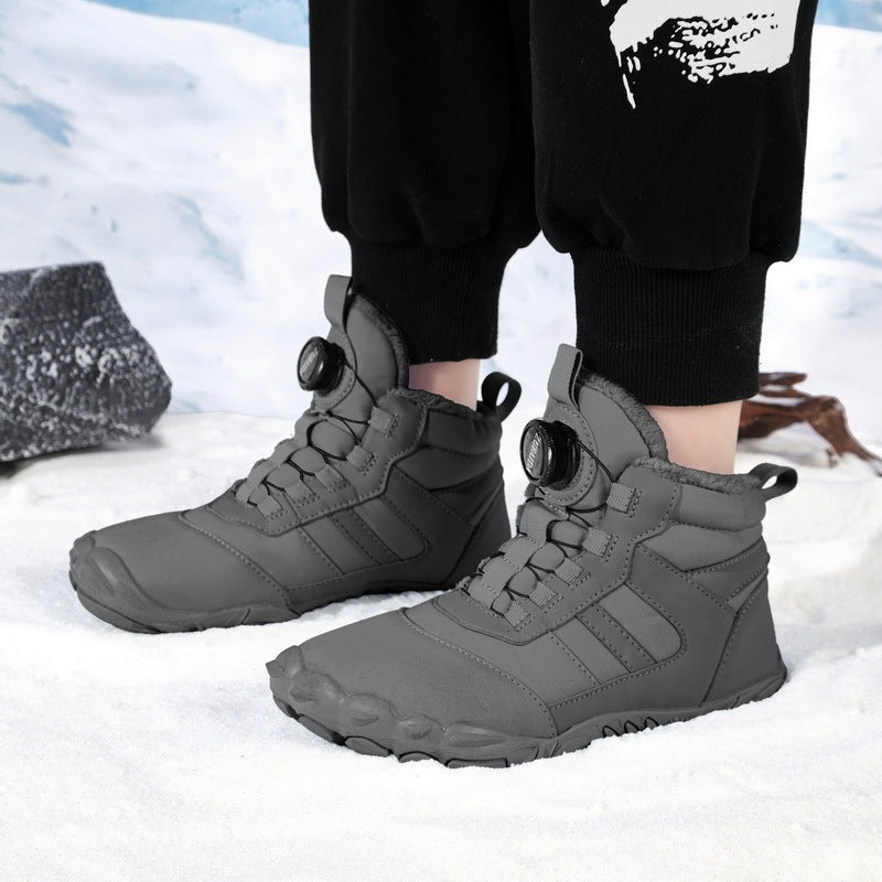 New Men And Women Couple Outdoor Thermal Warm Shoes Autumn And Winter Children Insulated Cotton-padded Shoes