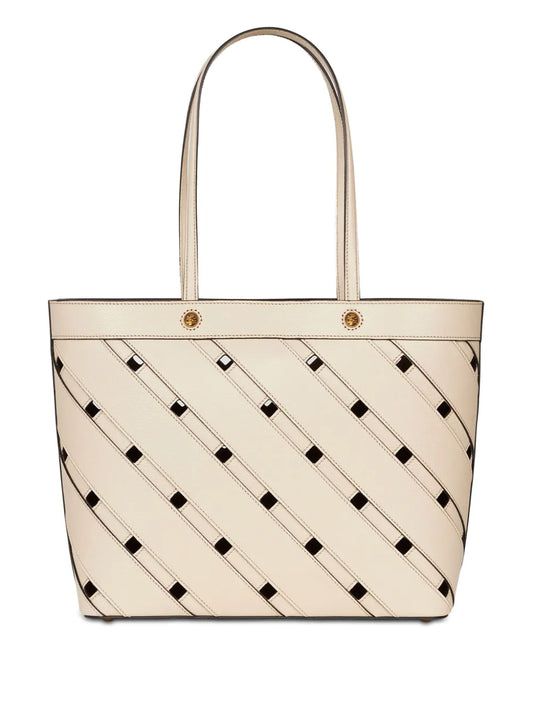 ETRO medium woven leather bag