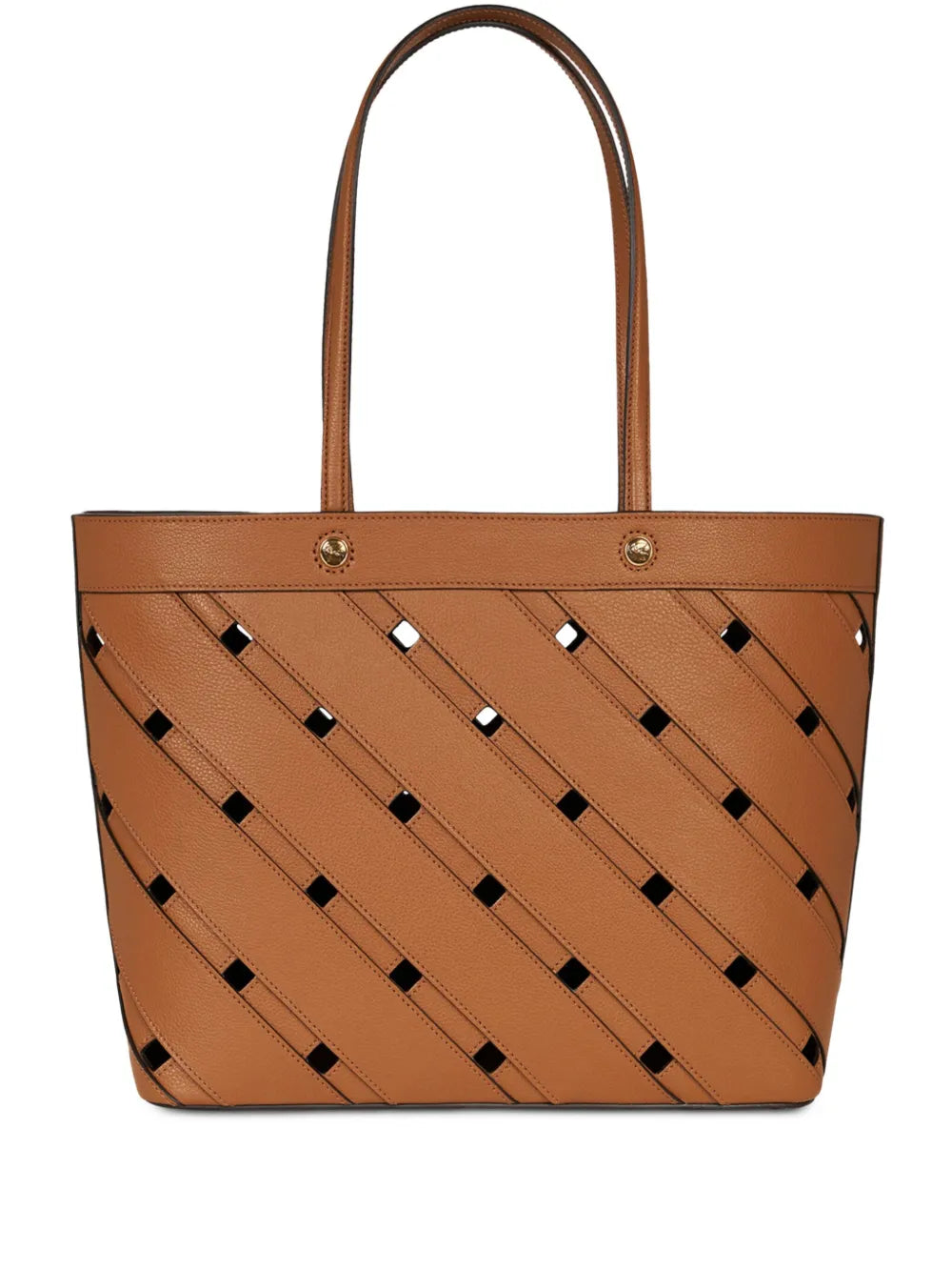 ETRO medium woven leather bag