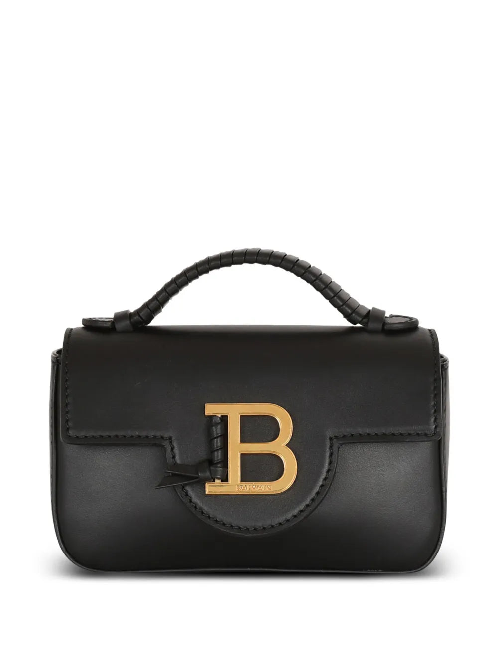 Balmain Bbuzz logo plaque mini bag