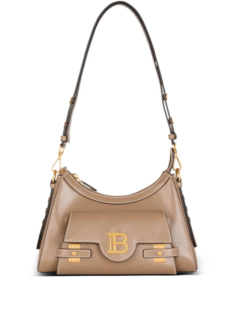 Balmain B Buzz leather shoulder bag