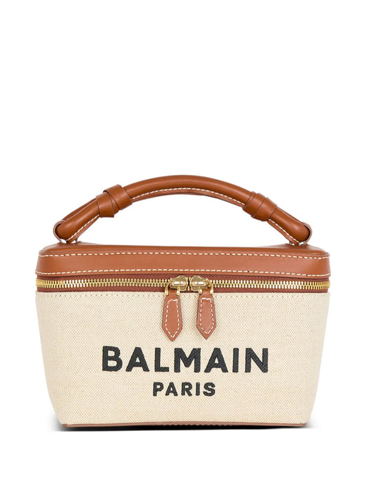 Balmain B Army canvas tote bag