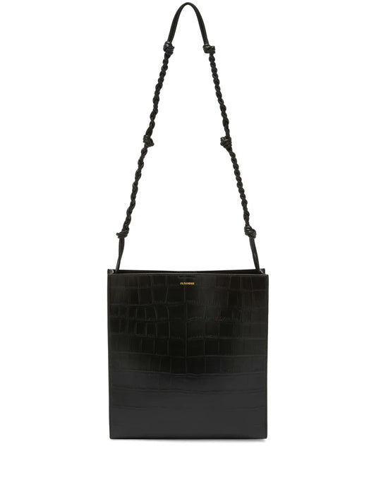Jil Sander Tangle leather crossbody bag