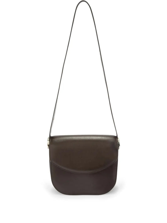 Jil Sander Coin leather crossbody bag