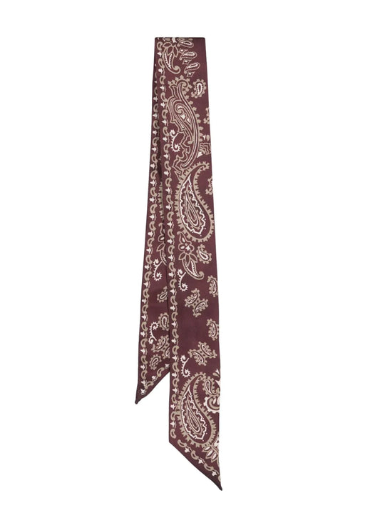 Golden Goose paisley print silk scarf