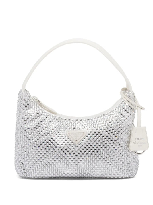 Prada Re Edition 2000 crystal embellished mini bag