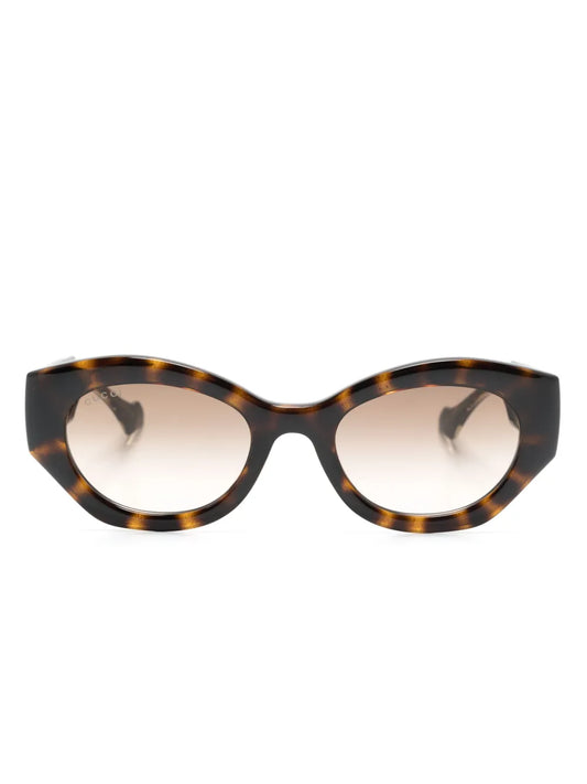 Gucci Eyewear oval frame sunglasses