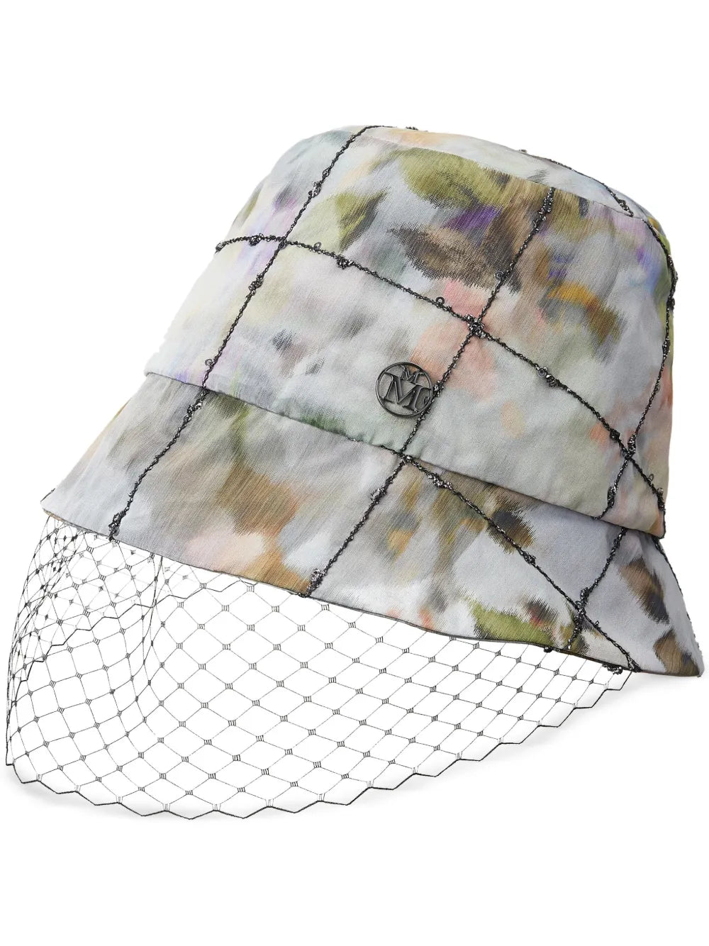 Maison Michel Souna veil embellished bucket hat