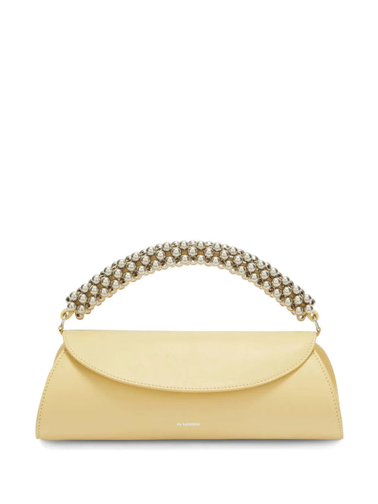 Jil Sander Cannolo embellished small clutch bag