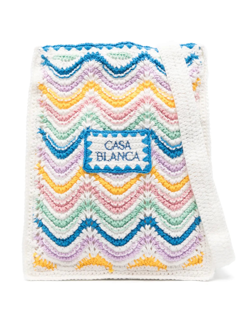 Casablanca wavy crochet cross body bag