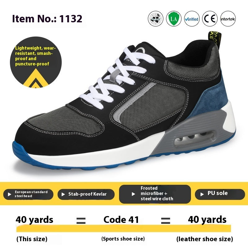 Men’s Labor Protection Shoes – Anti-Stab Attack Shield Summer Style