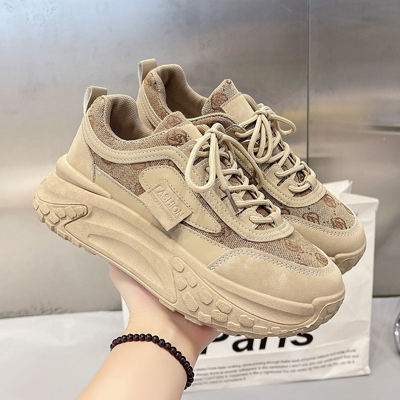 Women's Spring Breathable Platform Running Shoes | Fashion All-match Sneakers