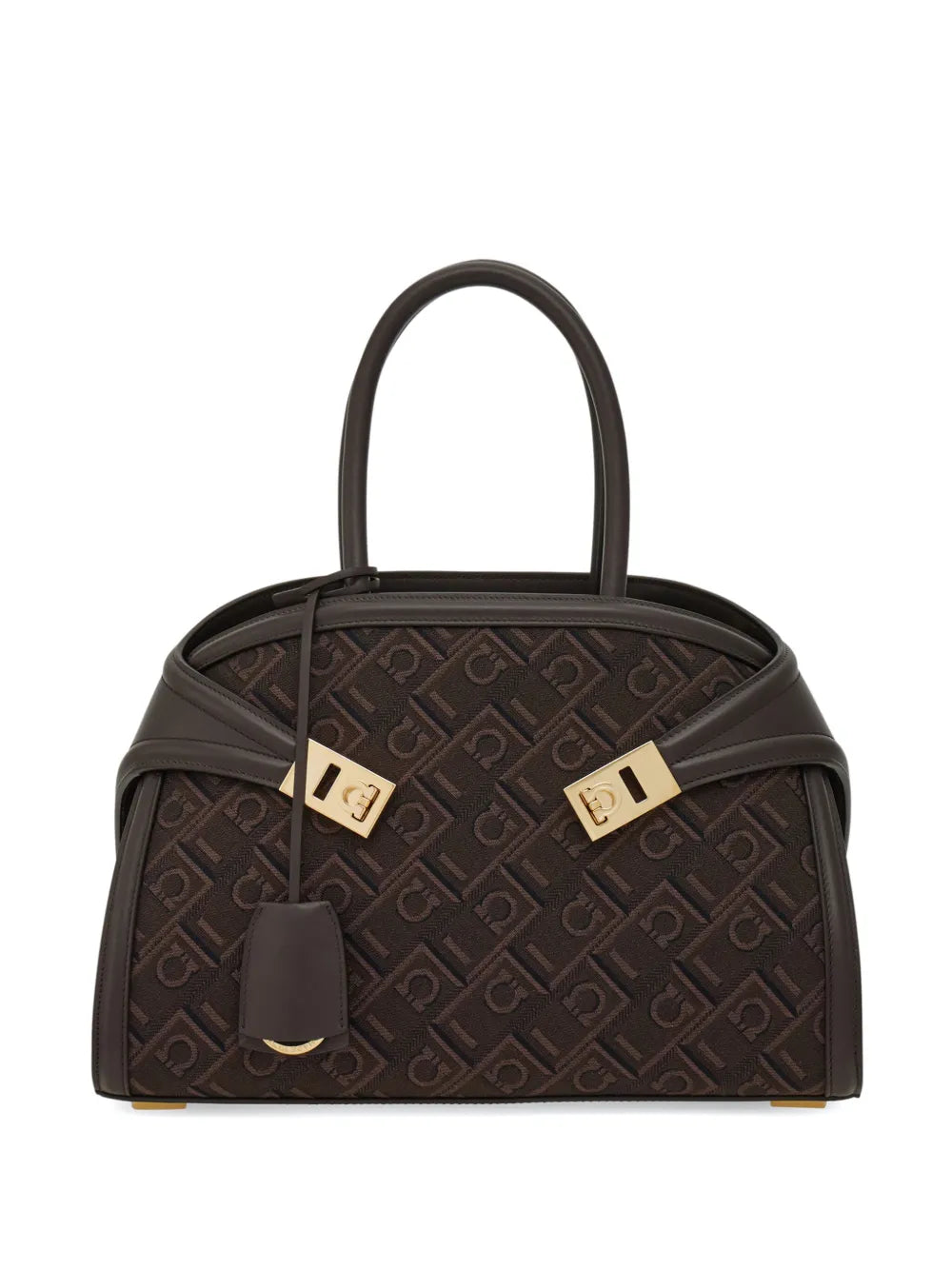 Ferragamo small Hug jacquard handbag
