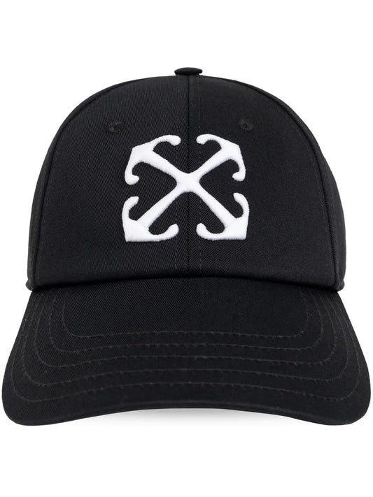 Off-White Arrow Drill embroidered baseball cap