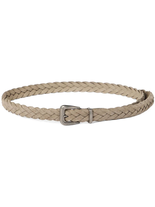 Brunello Cucinelli braided leather belt