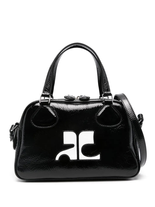 Courrèges Reedition Bowling leather bag